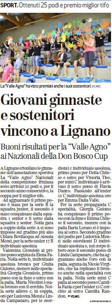 Al momento stai visualizzando La stampa parla di noi!